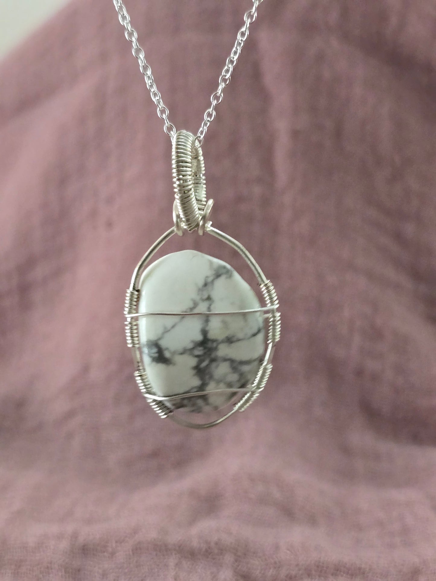 Howlite Stone Pendant