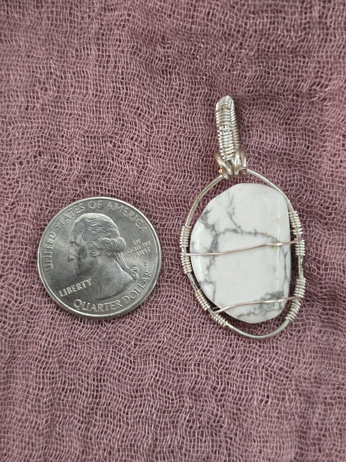 Howlite Stone Pendant