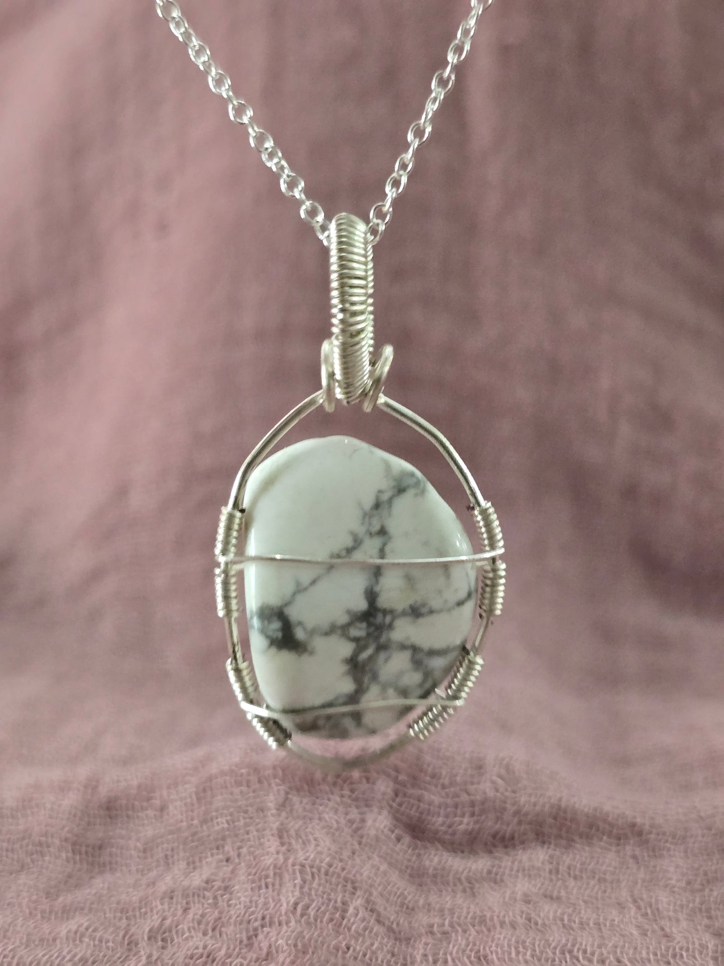 Howlite Stone Pendant
