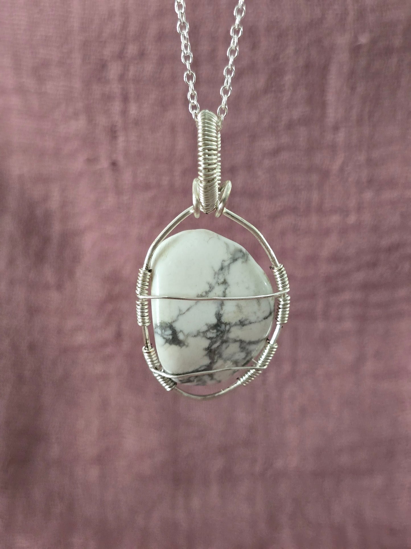 Howlite Stone Pendant