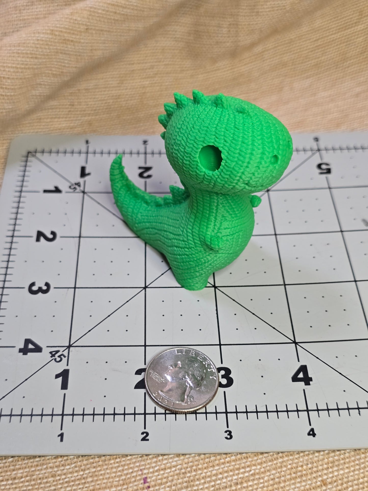 Cute T-Rex knit 3D print toy