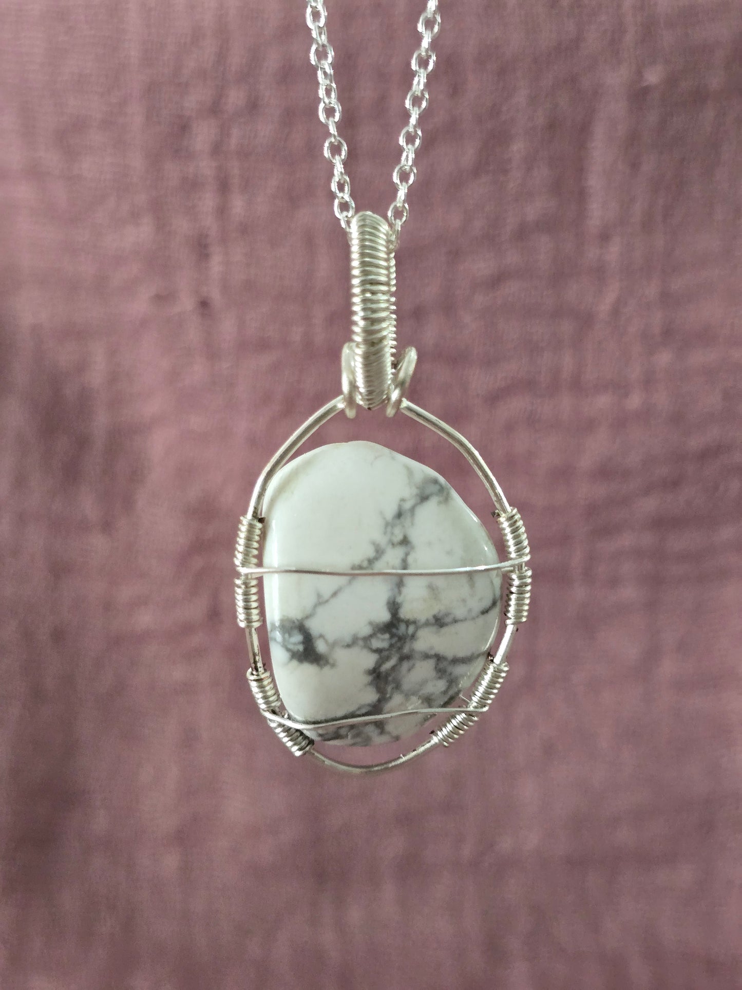 Howlite Stone Pendant