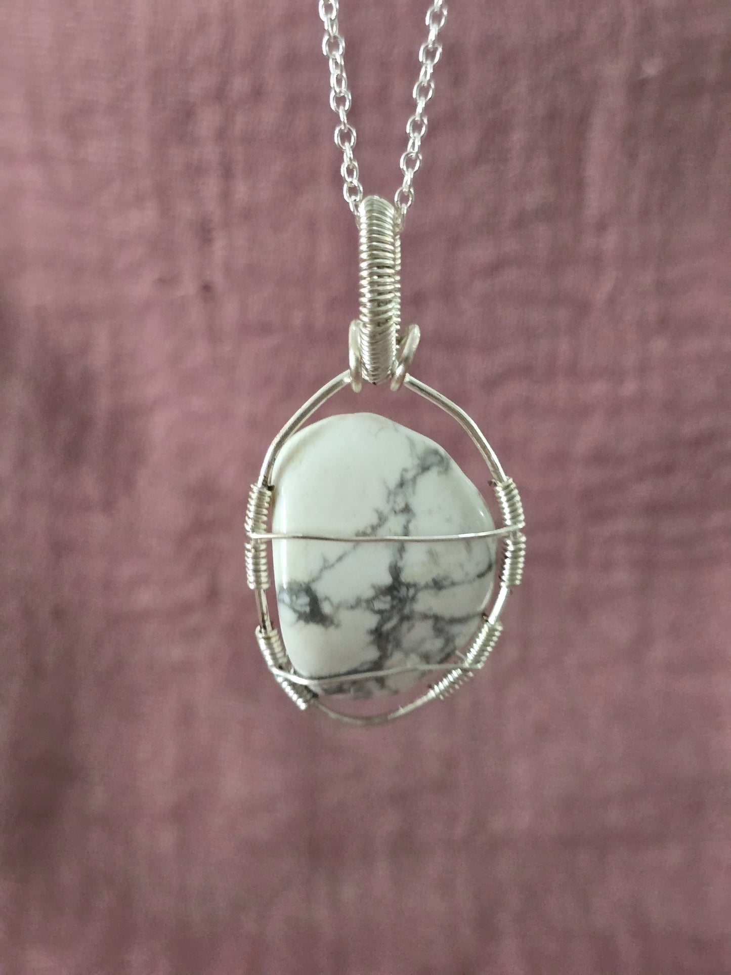 Howlite Stone Pendant