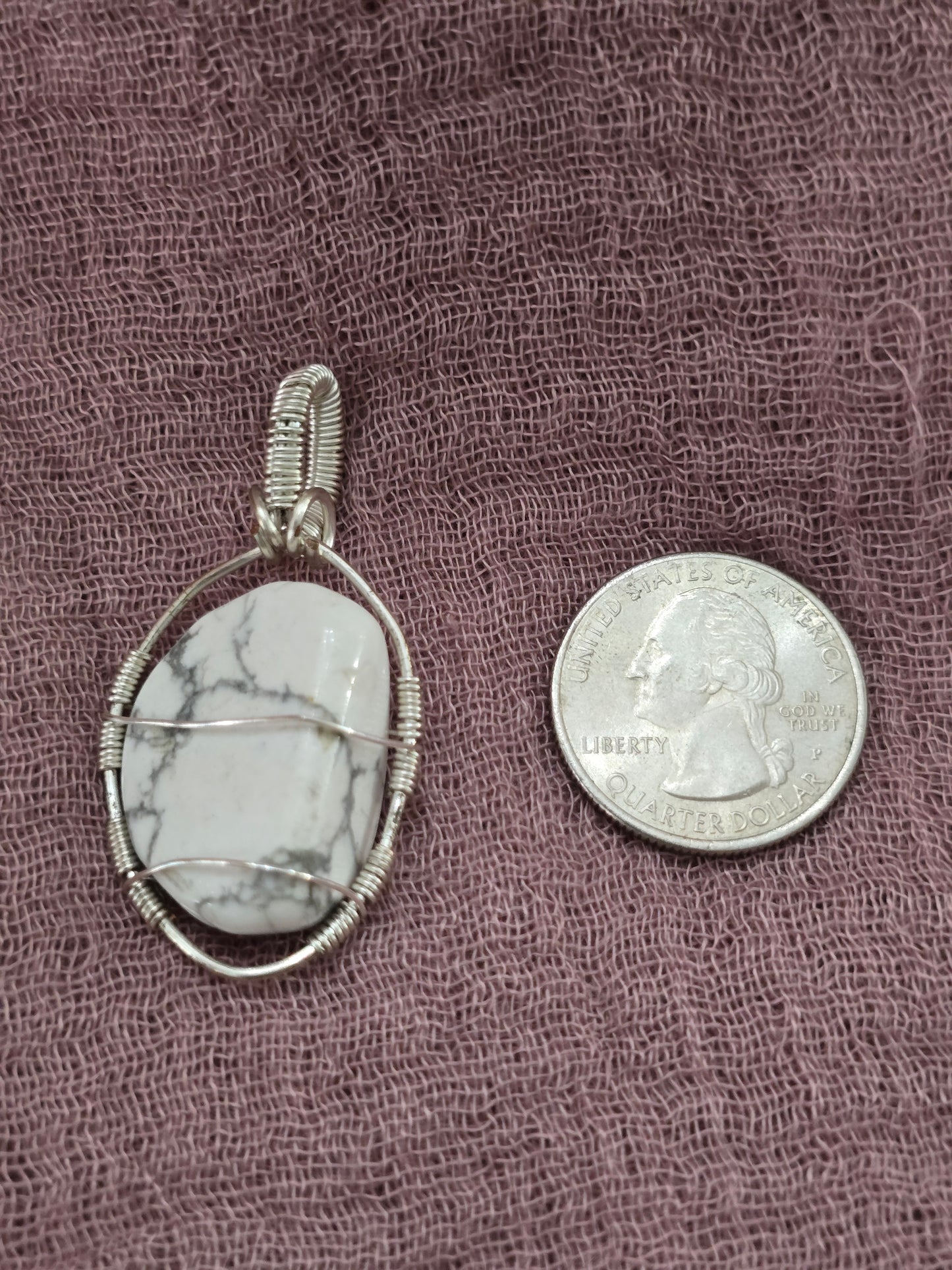 Howlite Stone Pendant
