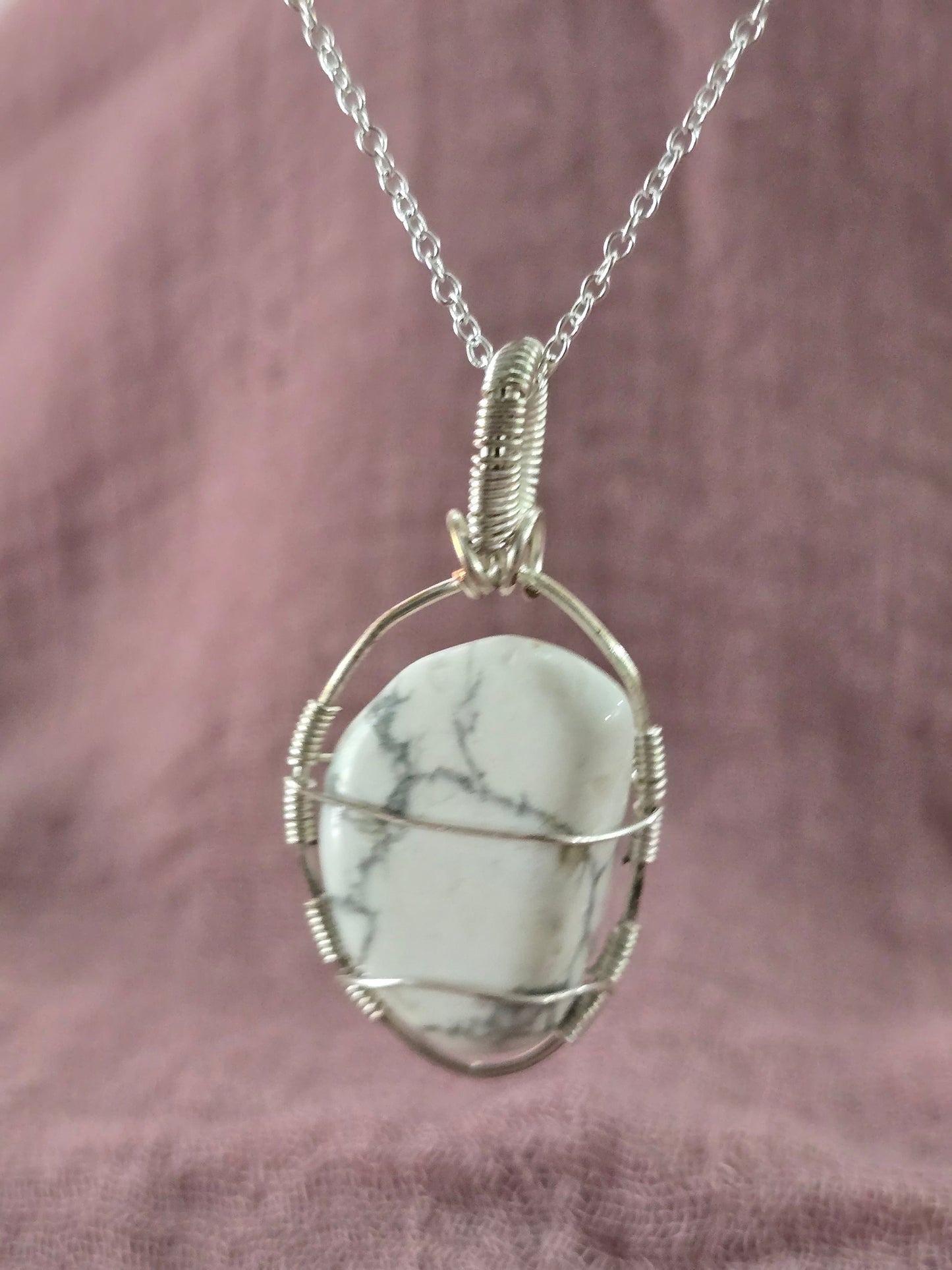 Howlite Stone Pendant