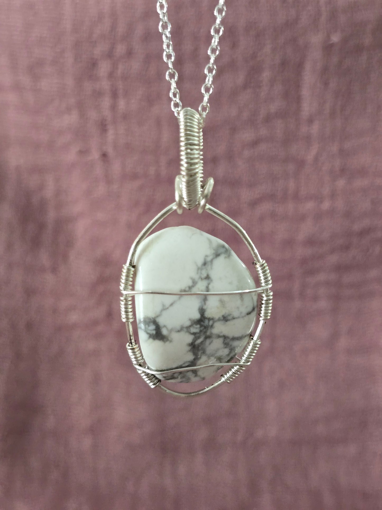 Howlite Stone Pendant