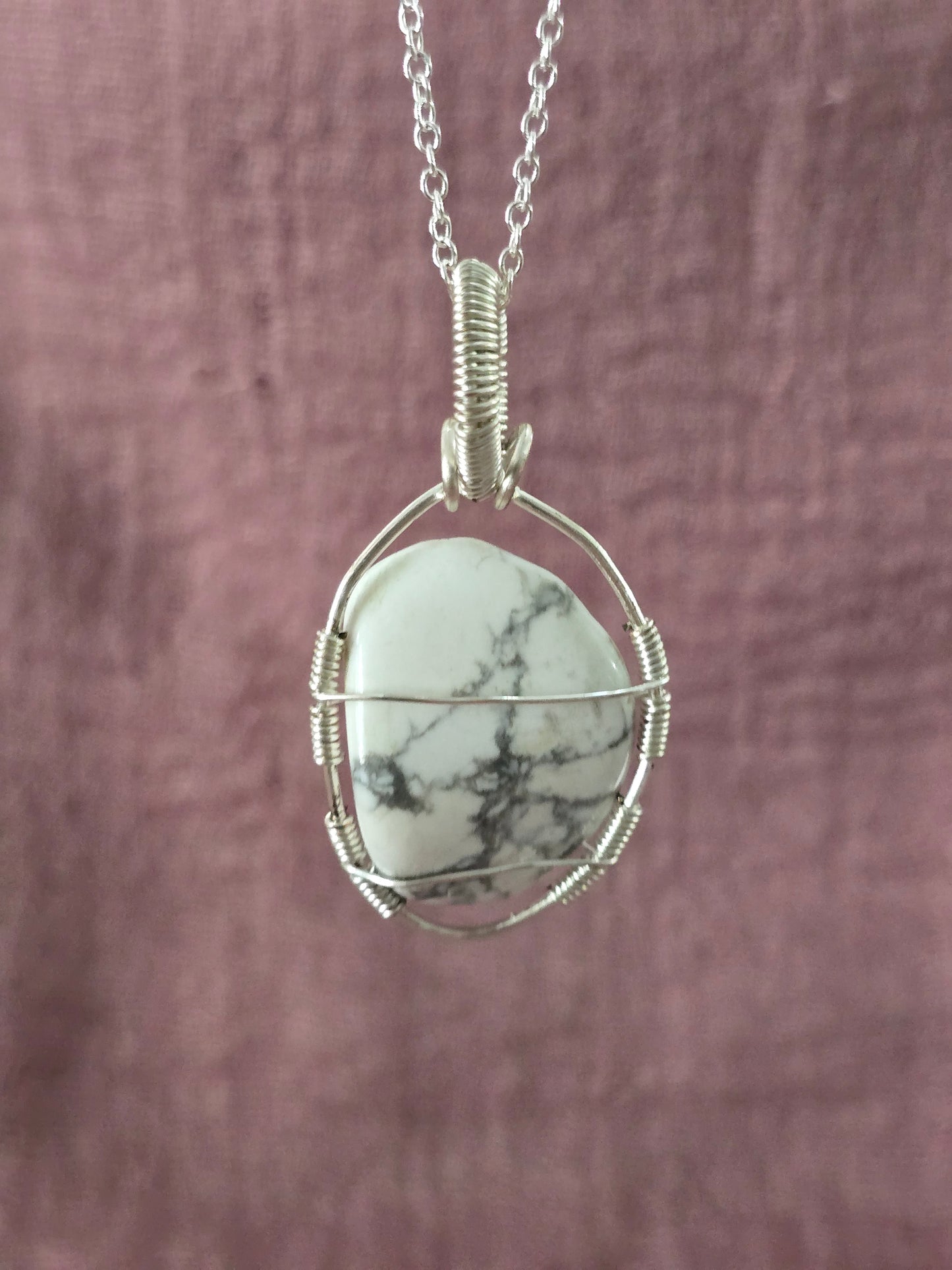 Howlite Stone Pendant
