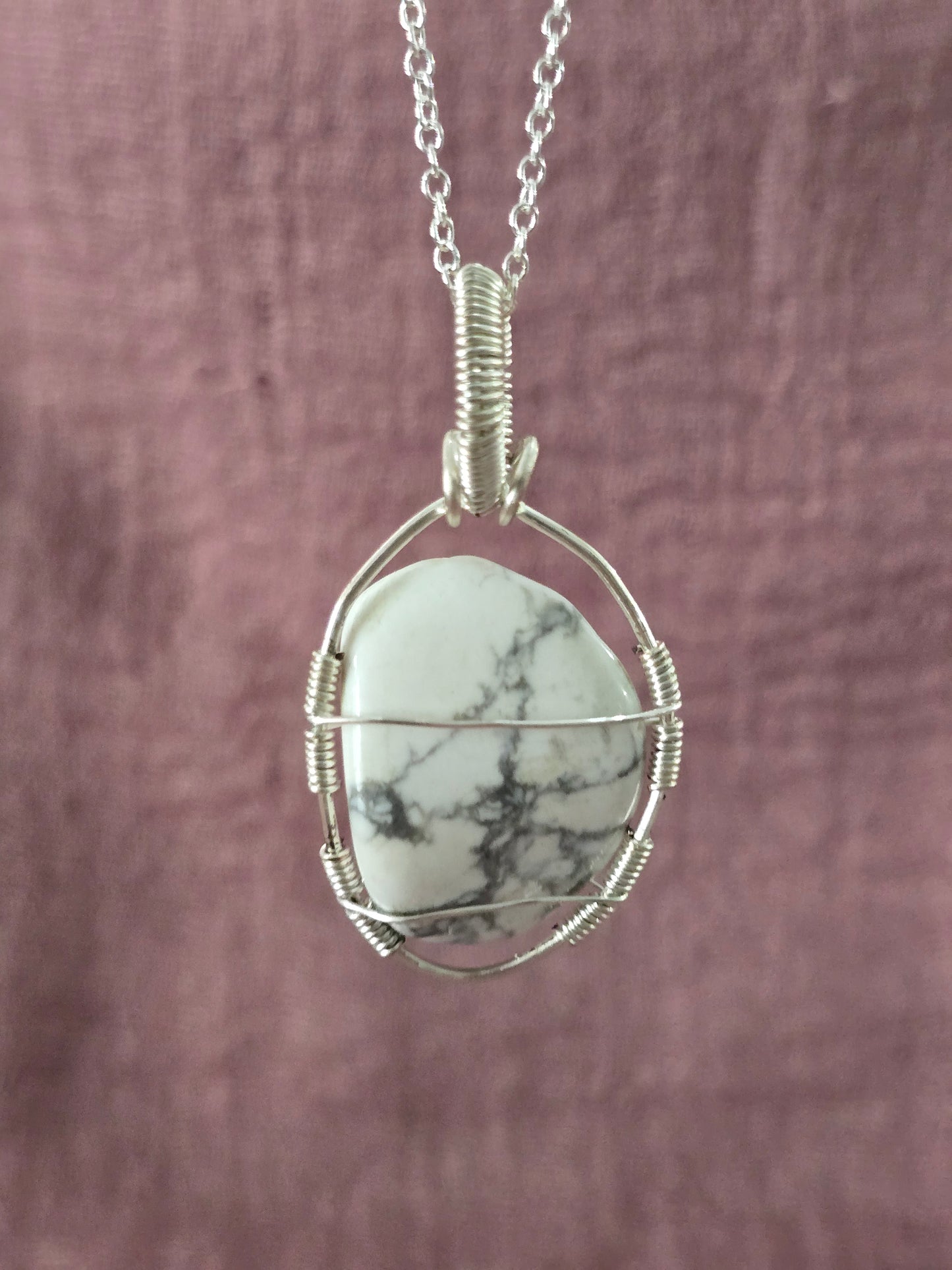 Howlite Stone Pendant