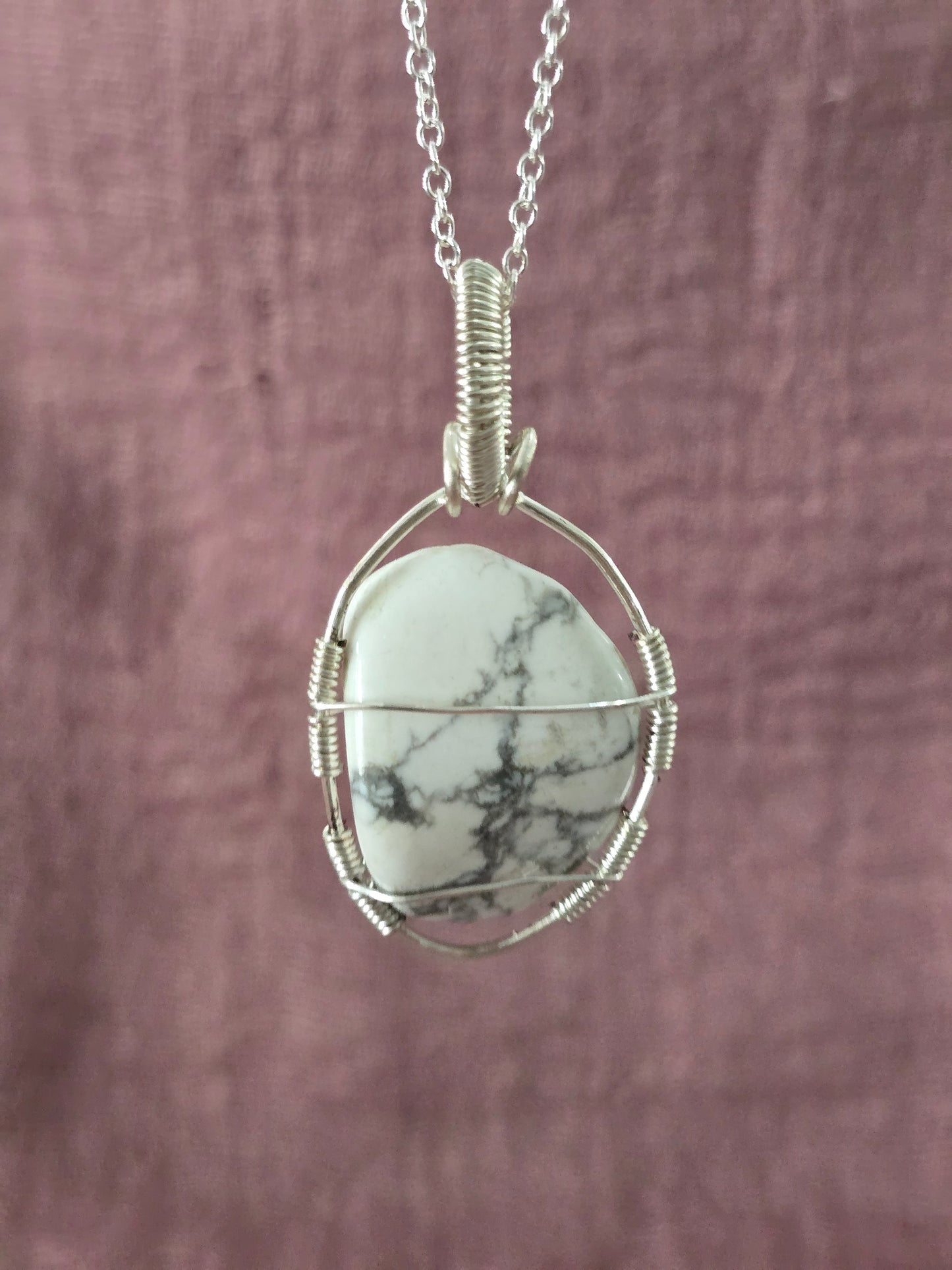 Howlite Stone Pendant