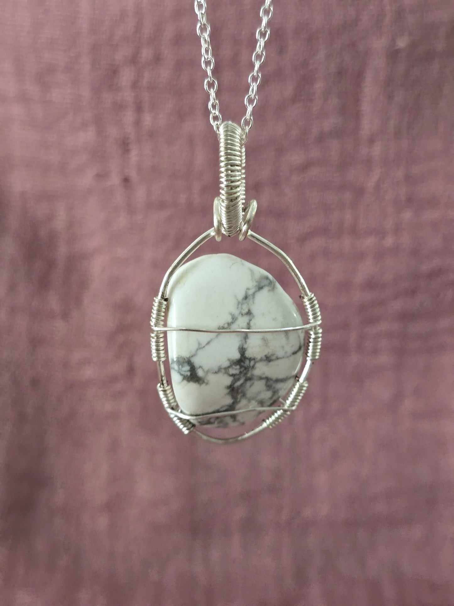 Howlite Stone Pendant