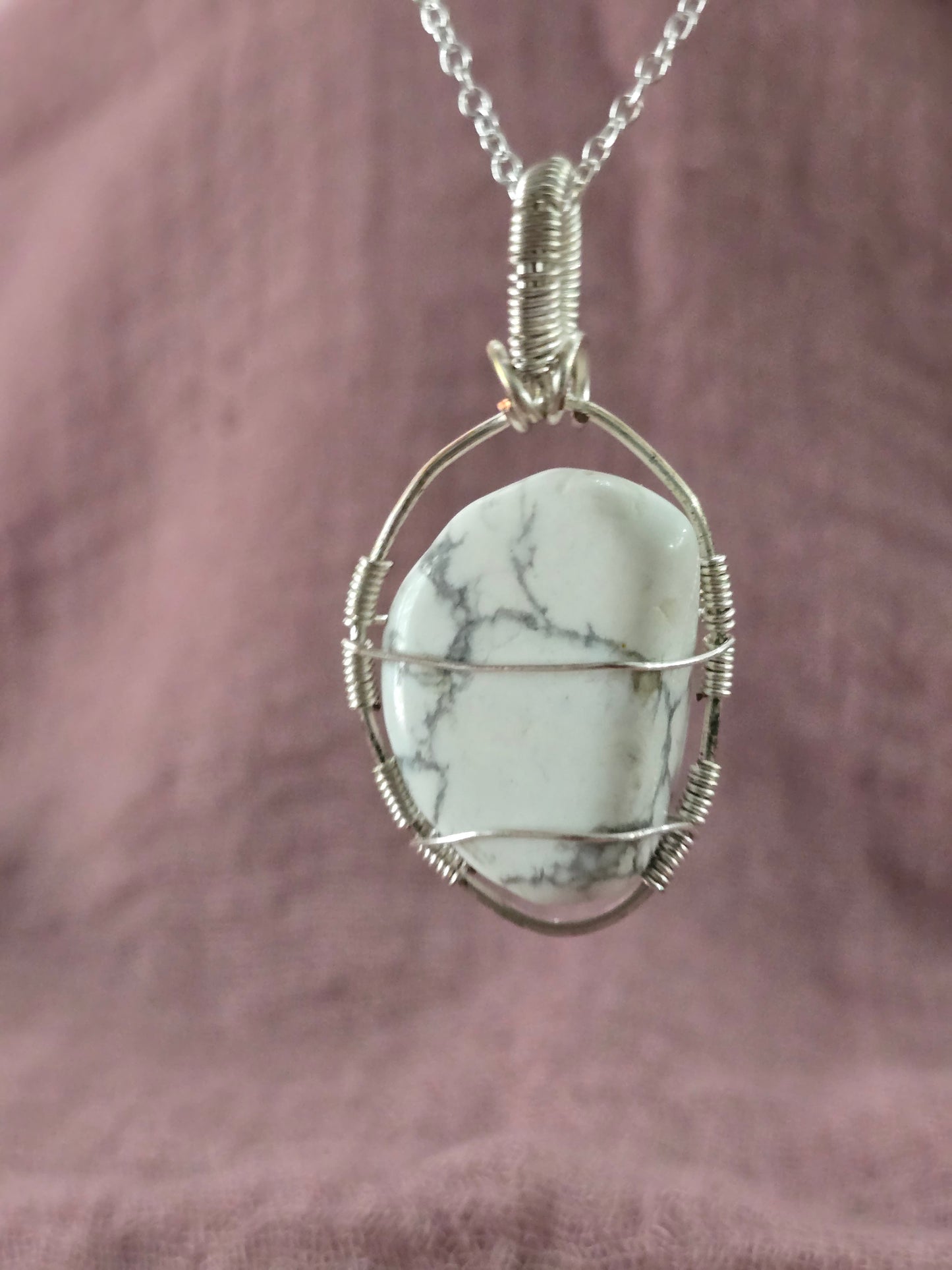 Howlite Stone Pendant