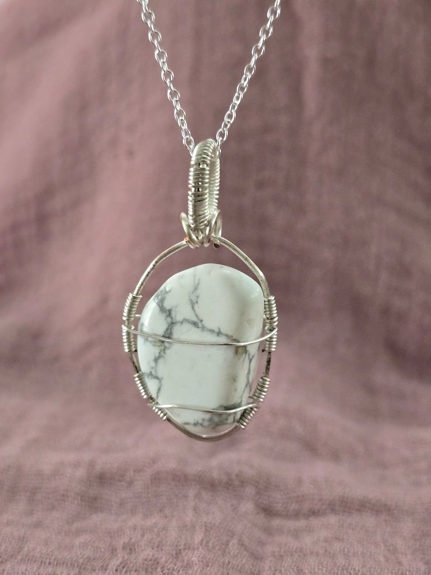 Howlite Stone Pendant