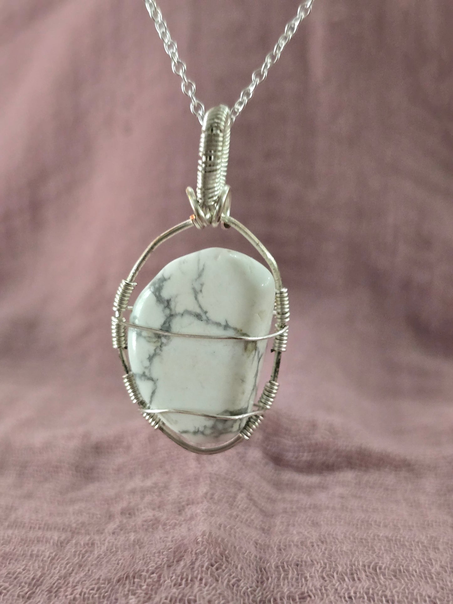 Howlite Stone Pendant