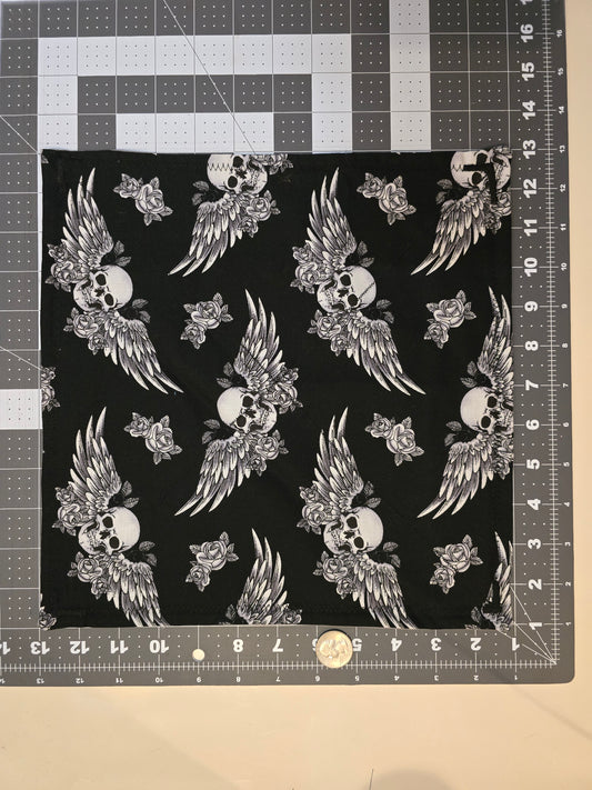 Skulls with wings