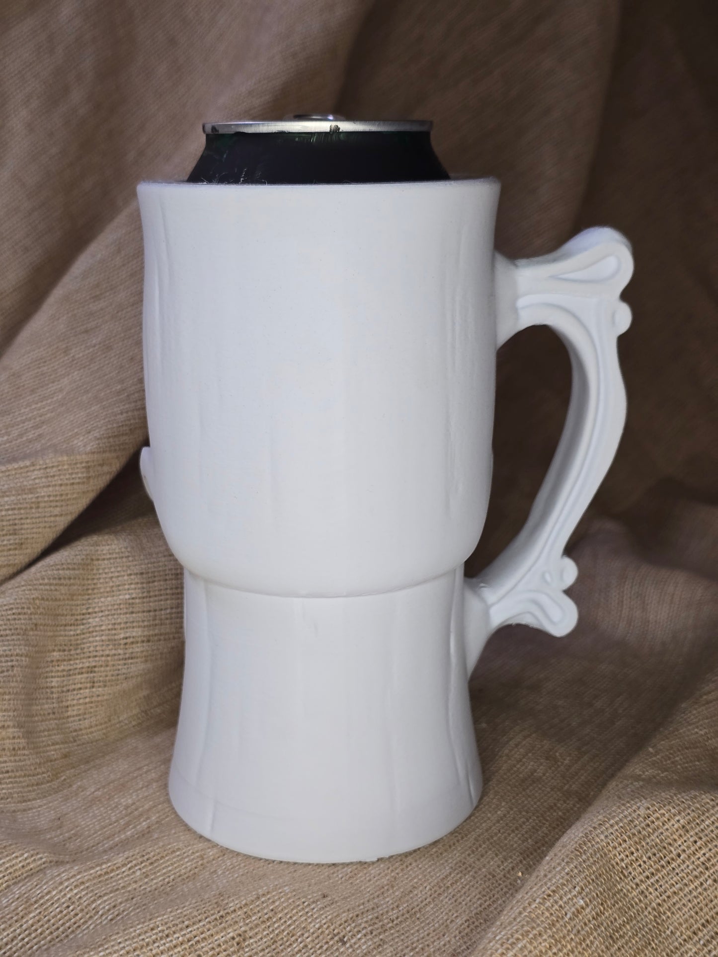 Skull can holder - White
